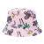 cartoon shark coconut tree bucket hat kids outdoor sun-shade sun protection reversible bucket hat