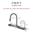 The stainless steel sink is easy to clean. It also has the functions of high temperature resistance, moisture resistance