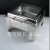 Stainless Steel Electric Heating Buffet Stove Hotel Tableware Rectangular Visible Transparent Flip Breakfast Stove Fireless Cooker