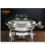 Electric Heating Stainless Steel Buffet Stove Hydraulic Visual Maintaining Furnace Flip Thickened Buffet Stove Hotel Breakfast Stove