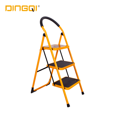 2-5 Layer Ladder with Non-Slip Cover Black Pedal Pad...