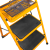2-5 Layer Ladder with Non-Slip Cover Black Pedal Pad...