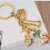 Italy Map Venice Key Chain Customization Creative Electroplating Epoxy Bag Key Chain Accessories DIY