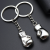 Personalized Creative 3D Metal Key Rings for Boxing Gloves Sports Event Club Commemorative Gift Keychain Pendant