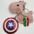 Avengers Captain America Iron Man Car Key Ring Men and Women Handbag Pendant Cartoon Small Gifts Wholesale