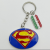 Factory Direct Sales Avengers New Superman Rotating Pendant Keychain Birthday Gift Car Key Ring