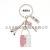 Factory Direct Sales Cute Fashion Diamond Padlock Key Chain Small Hangtag Diamond Iron Tower Handbag Pendant Keychain