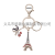 Three-Dimensional Paris Tower Keychain Creative Gift Eiffel Tower Pendant Tourist Souvenir Business Keychain