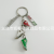 Mini High-Top Shoes Car Key Ring Creative Bag Pendant Metal Key Chain Ring Accessories Small Gift