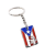 US Puerto Rico Color Dripping Oil Zinc Alloy Key Ring Supply Design Iron Key Chain Wholesale
