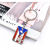 US Puerto Rico Color Dripping Oil Zinc Alloy Key Ring Supply Design Iron Key Chain Wholesale