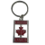Factory Direct Sales Canadian Tourist Souvenir Metal Maple Leaf Keychain Pendant Pictures and Samples Can Be Purchased
