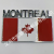 Monteral Canada Flag Maple Leaf Magnetic Refridgerator Magnets Activity Tourism Souvenir Can Be Customization as Request