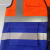 Reflective Vest Jacket Construction Fluorescent Sanitation Worker Mesh Clothes Traffic Safety Riding Strap Coat