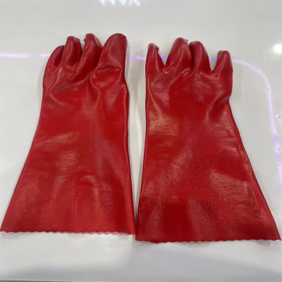 Thickened Rubber Oxford Latex Gloves Labor Protection Work Wear-Resistant Waterproof Non-Slip Rubber Plastic Dishwashing Durable Household