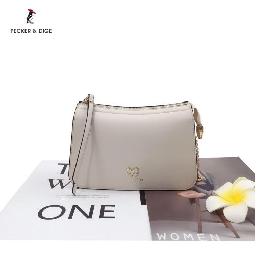 women‘s bag trendy new solid color fashion texture chain fresh shoulder messenger bag for women