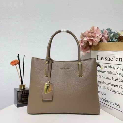 品牌袋鼠手提包女包包新款2025欧美时尚大气真皮斜挎包牛皮妈妈包