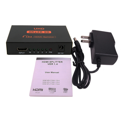 Wholesale Hdmi One in Four Splitter 4K Hdmi Distributor 1 in 4 out 1 Minute 4 One Input and Four Output Screen Splitter