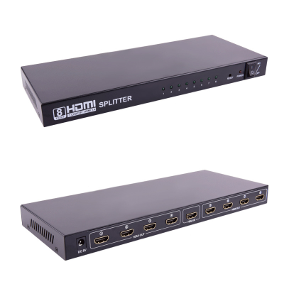 Cross-Border Hdmi Distributor One-Eight 4K Series Hdmi One-in-Eight-out TV Store Monitoring Multi-Screen Display