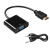 Hdmi to Vga Adapter/Adapter Cable Hdmi Hd 1080P Notebook to Vga Monitor with Chip