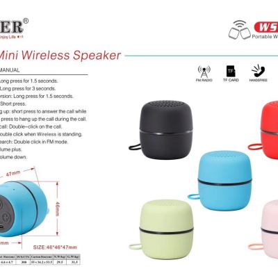 Wster Wireless Bluetooth Speaker WS-801 Bluetooth Audio USB Card Radio Portable Bluetooth Audio