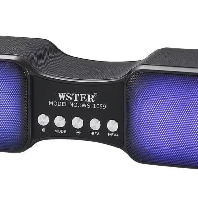 Wster Wireless Bluetooth Speaker WS-1059 Bluetooth Audio USB Card Radio Portable Bluetooth Audio
