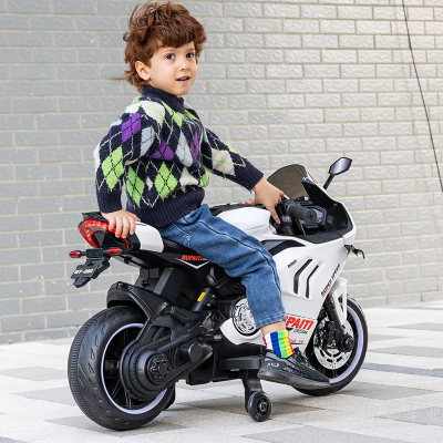 Electric Motorcycle Children's Toy Car Two-Wheel Children Riding Stroller Large Motorcycle Custom Wholesale 