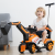 Hot-Selling New  Electric Excavator Children's Toy Engineering Vehicle E-Commerce Stroller Baby Carriage Wholesale 