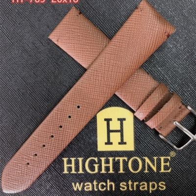 Strap Top Layer Leather Cross Pattern Watch Band Edging Needle Steel Buckle Independent Packaging Spot Direct Supply