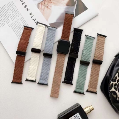 Smart Magnetic Buckle Strap Fabric Color Strap