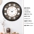 Household Living Room Light Luxury Wall Clock Luminous Clock round Gold-Plated Frame Clock Wall Clock