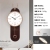 round Antlers Simple Clock Home Living Room Ins LCD Wall Clock Word Block Metal Pendulum Clock