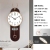 Four-Color LCD Ins Antlers Household Minimalist Living Room Wall Clock Metal Pendulum Clock Household Clock