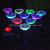 New Led Fiber Optic Jellyfish Ground Plugged Light Colorful Color Changing Festival Decoration Solar Fiber Optic Jellyfish Ground Plugged Light