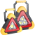 Explosion Tripod Warning Light Car Emergency Light Led Solar Rechargeable Light Multifunctional Safety Warning Sign