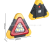 Explosion Tripod Warning Light Car Emergency Light Led Solar Rechargeable Light Multifunctional Safety Warning Sign