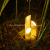 Solar Imitation Bamboo Lamp Garden Lamp B & B Villa Shape Landscape Lamp Park Community Sketch Lamp Lawn Lamp
