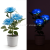 New 3led Rose Pot Lamp Solar Simulation Led Garden Lamp Solar Rose Decorative Table Lamp