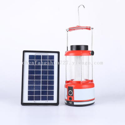 Silver Spray Paint 3W Solar Panel 36led with Usb Interface Multifunctional Camping Lamp Can Charge Mobile Phone