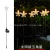 Wholesale Customized Solar Lamp Courtyard Garden Balcony Decoration Atmosphere Outdoor Waterproof Floor Outlet Five-Pointed Star Lawn Lamp