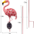 New Iron Pink Flamingo Flower String Solar Plug-in Lamp