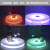 Factory Direct Supply Led Colorful Luminous Wine Holder KTV Bar round Red Wine Holder Plate Led Tray