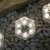 Solar LED Brick Light Garden Lamp Outdoor Decoration Hexagonal Ice-Cream Brick Step Atmosphere Underground Lamp