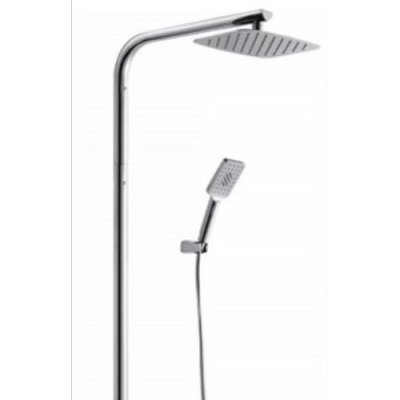Sus304 Stainless Steel Shower Set Stainless Steel Bracket Steel Top Spray Hand Spray Floor Shower Faucet Shower Head