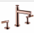 Gun Gray Special-Shaped Basin Faucet Copper High and Low S-Type Washbasin Faucet Split Gold Basin Faucet