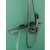White Copper Shower Head Set Tomahawk Waterfall Water out Downward Shower Supercharged Top Spray Hand Spray Bidet Set