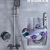 Multifunctional Gun Gray Copper Shower Head Set Abs Supercharged Top Spray Handheld Shower Copper Body Shower Set