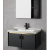 Bathroom Alumimum Bathroom Cabinet Set Double Door Locker with Mirror Cabinet Bathroom Can Be Customized Alloyed Aluminium Cabinet