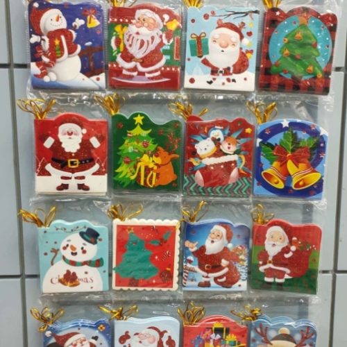 圣诞卡圣诞贺卡咭创意儿童卡通迷你礼品礼物圣诞节小卡片