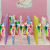 Cute Rainbow Donut Student Stationery Cartoon Pendant Pendant Gel Pen Quick-Drying Ball Pen
